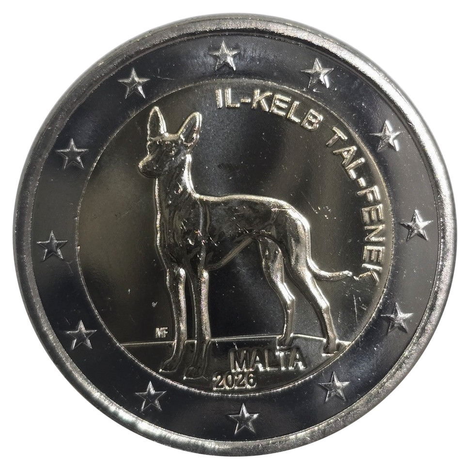 2 euros conmemorativa Sabueso Faraón